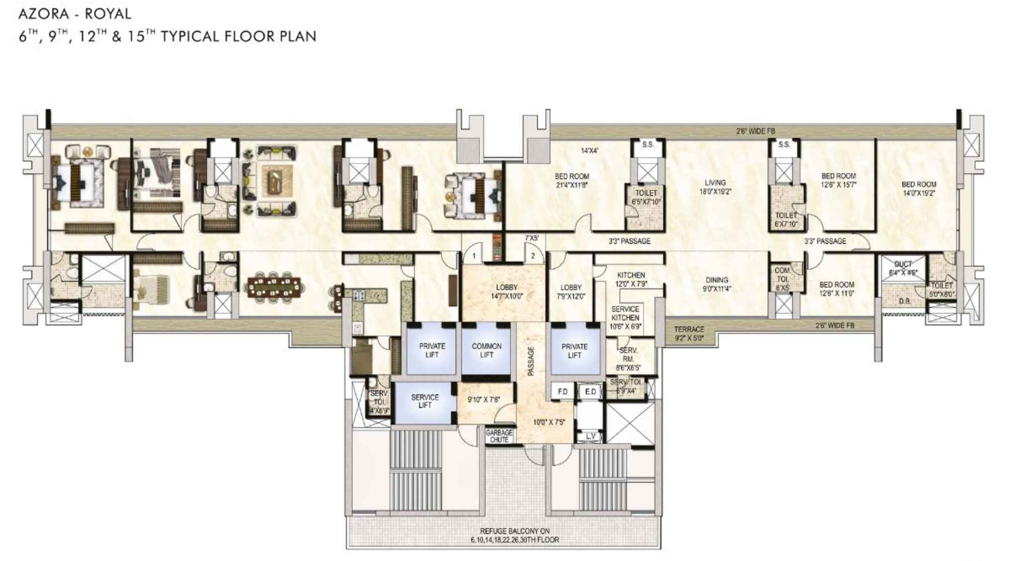 One-Akshar-Floor-Plan-Azora-Royal-6th-9th-12th-&-15th